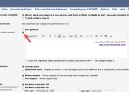 singnature gmail