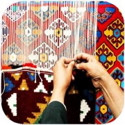 فرش بافی درجه 2 خودکار آبی دات کام